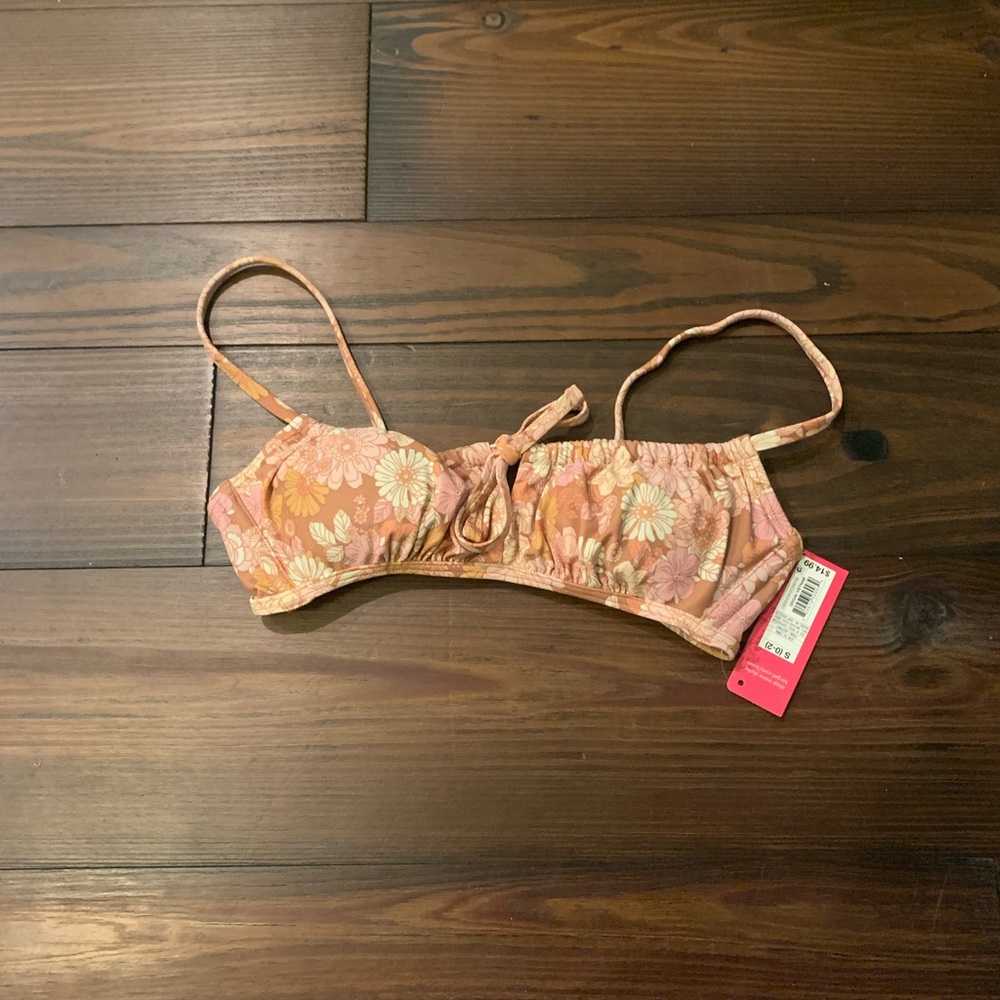 NEW Target Floral Bikini Top